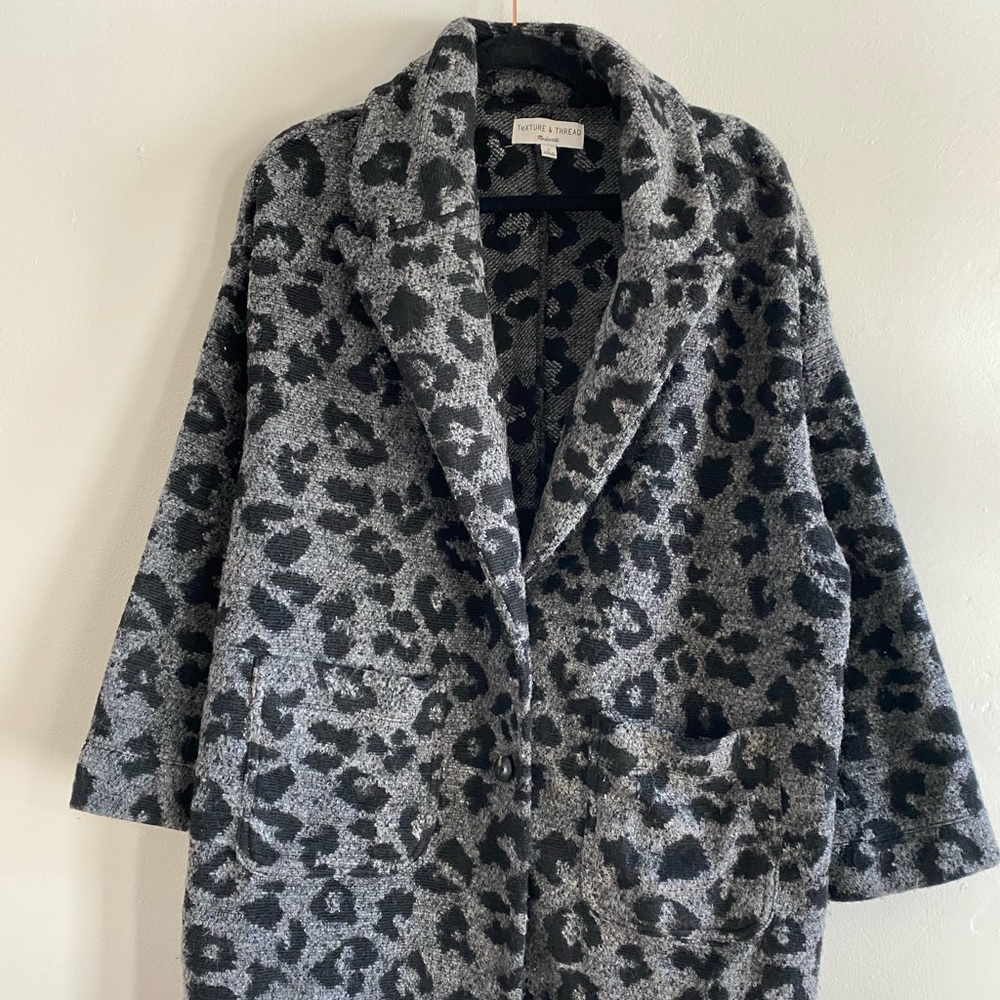 Texture + Thread Madewell jungle cat fleec…